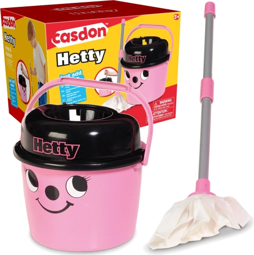 Set infantil de limpieza Casdon Hetty con mopa y cubo