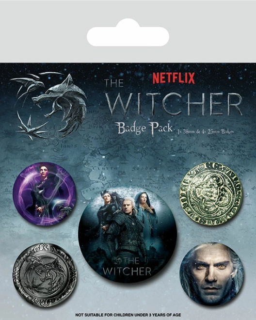 Set de insignias de The Witcher