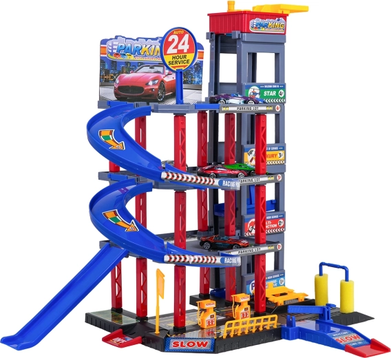 Alfombra de juego con carreteras y ricos accesorios