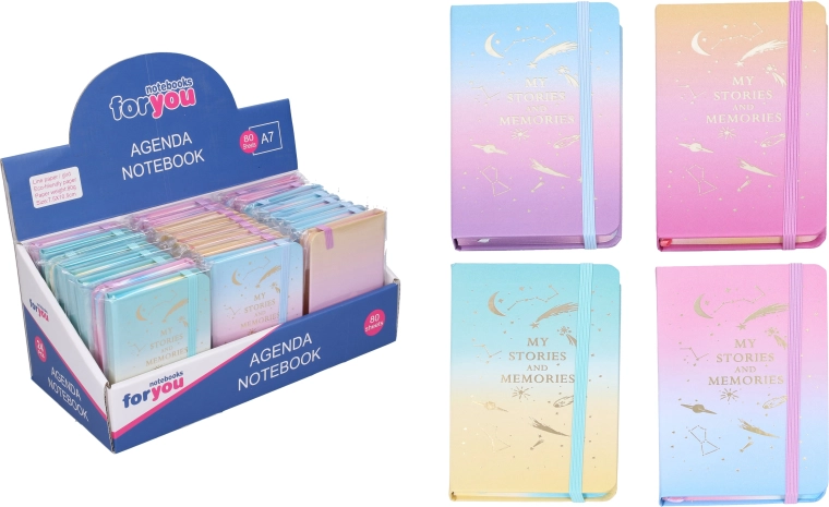 Cuaderno rayado Universo 7,5 × 10,5 cm - 1 unidad
