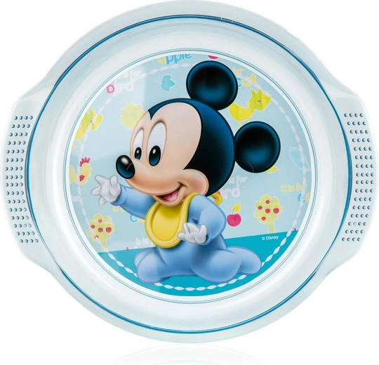 Plato infantil MICKEY 17 cm de plástico
