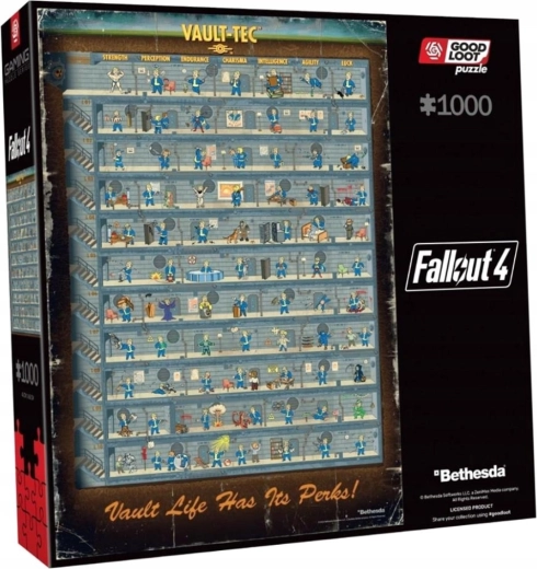 Puzzle Good Loot Fallout: Perk Poster – 1000 piezas