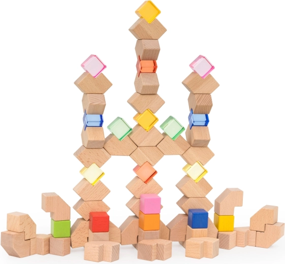 66 piezas para mosaicos y construcciones 3D