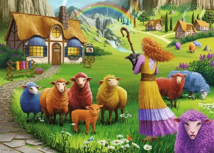 Puzzle Ravensburger Ola colorida 1000 piezas