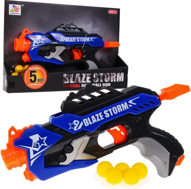 Pistola de juguete para niños 8+ BLAZE STORM con bolas de espuma