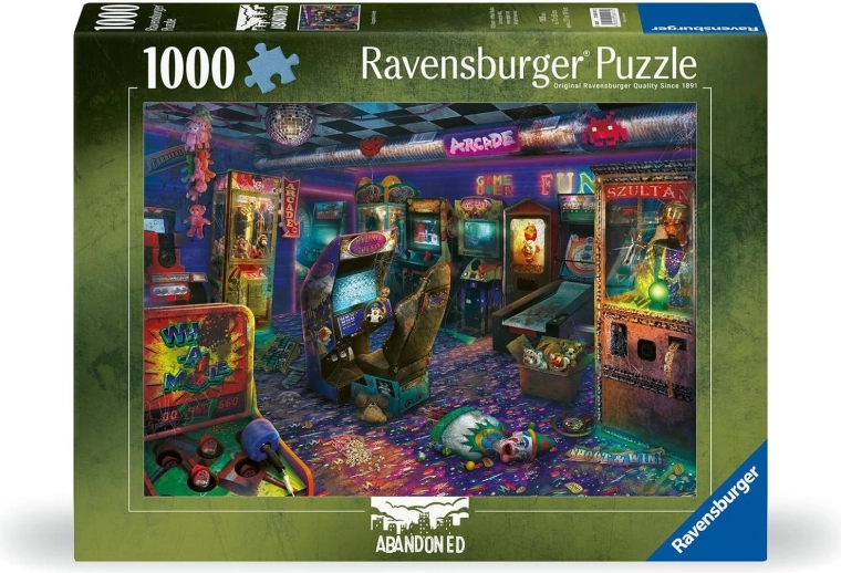 Puzzle Ravensburger Abandoned: sala de juegos olvidada 1000 piezas