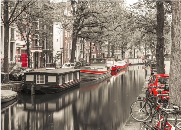 Puzzle DINO Ámsterdam – canal, 3000 piezas