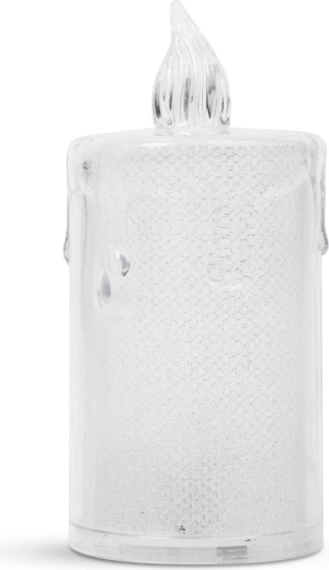 Vela decorativa LED con luz blanca cálida