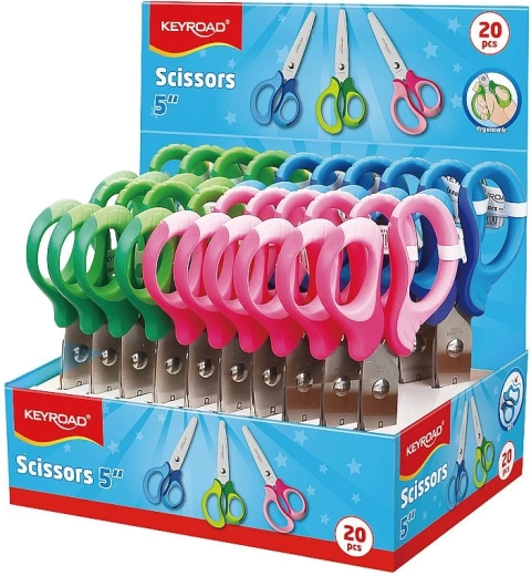 Tijeras infantiles KEYROAD Soft 12,5 cm - 1 unidad