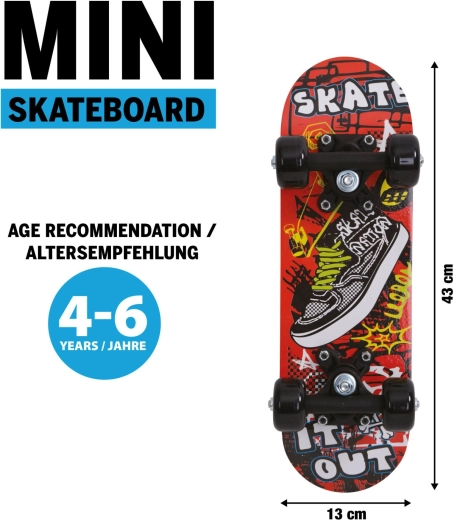 Mini skateboard Schildkröt skate it out 17"
