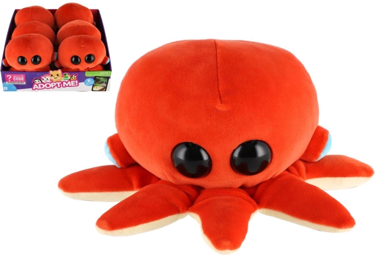Pulpo de peluche con relleno de bolitas 17 × 17 cm - 1 unidad