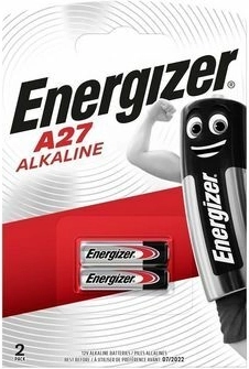 Pila alcalina Energizer A27 12 V, 2 uds