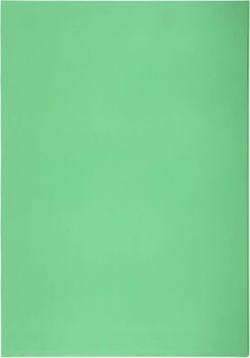 Funda transparente para documentos A4 en L, PVC verde 140 micras