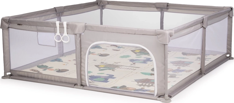 Gran superficie de juego y paredes de malla transpirables