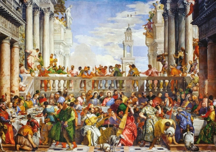 Art Puzzle – Boda en Caná, puzzle de 2000 piezas