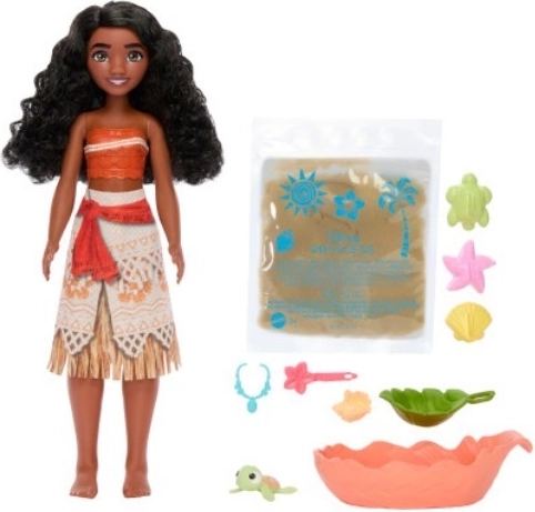 Disney Princesa Vaiana Muñeca con Amigos del Océano
