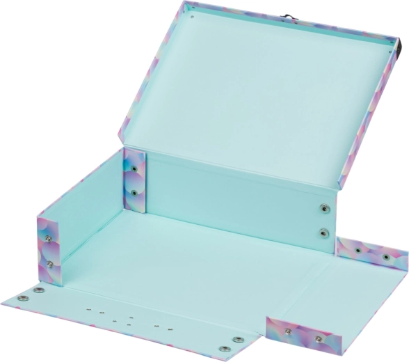 Sistema plegable con broches a presión