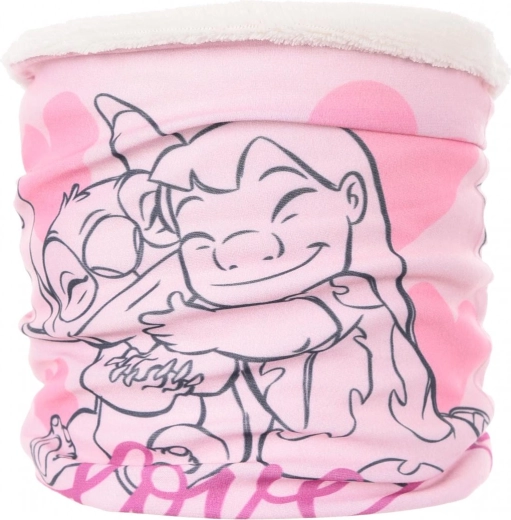Cuello infantil Lilo y Stitch rosa