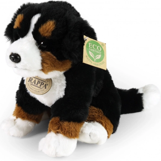 Perro boyero de Berna de peluche sentado 23 cm