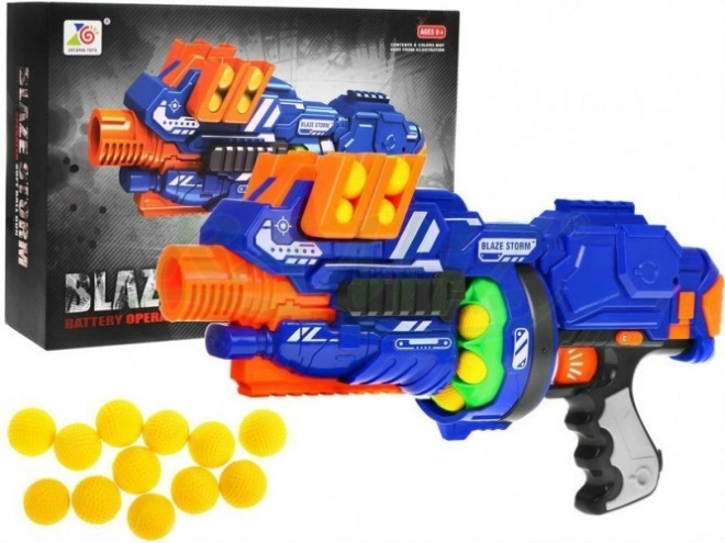 Rifle infantil semiautomático Blaze Storm con bolas de espuma
