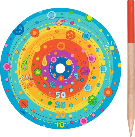 Juego de madera de lanzamiento de aros ring toss - 1 unidad