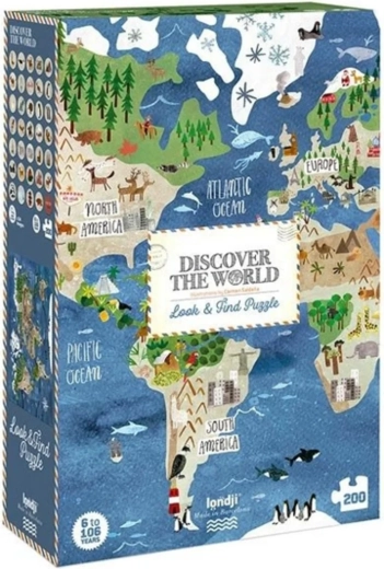 Puzzle mapa del mundo Londji