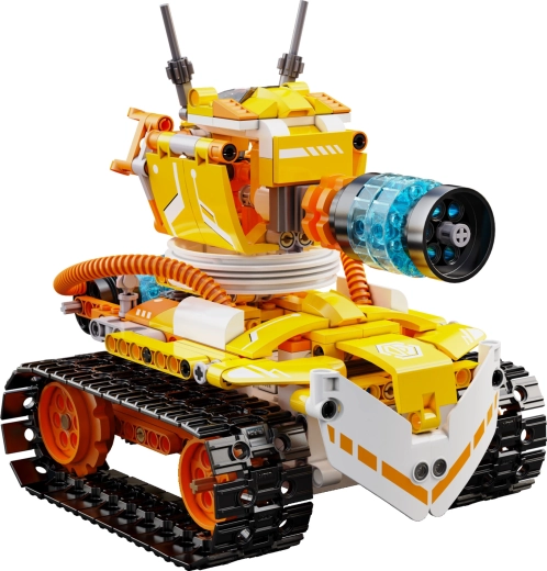 3 en 1: robot, tanque y transportador en un solo set