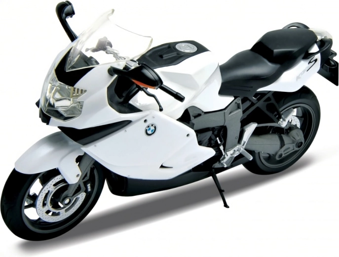 Motocicleta Welly BMW K1300S 1:10 modelo blanco