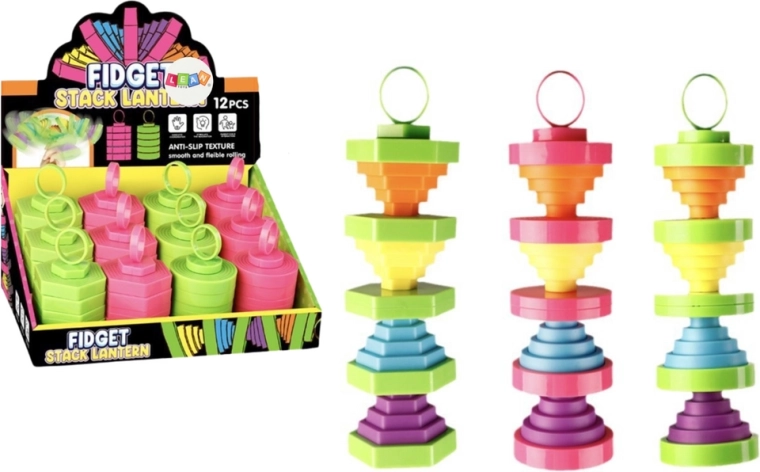 Llavero sensorial antiestrés plegable