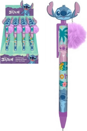 Bolígrafo con cabeza de STITCH y colgante desmontable