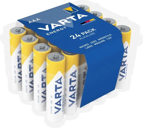 Pilas alcalinas AAA (micro) Varta 24 uds.