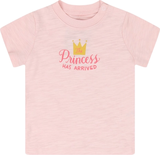 Camiseta rosa de niña Dirkje de manga corta