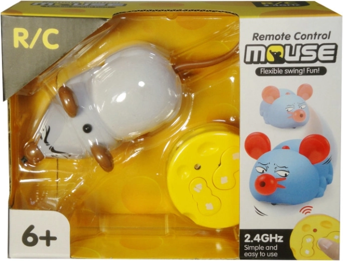 Ratón de peluche radiocontrolado con mando a distancia
