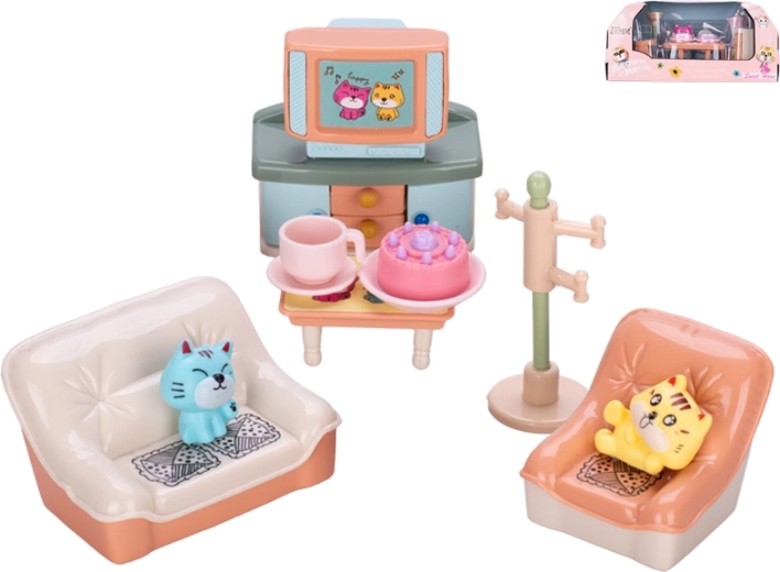 Set de hogar de animales con figura y accesorios