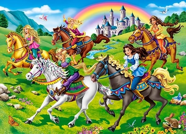 Puzzle Princess Horse Ride 260 piezas