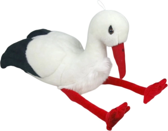 Cigüeña de peluche 30 cm