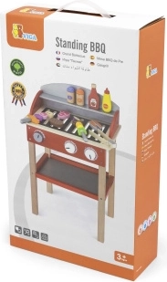 Viga parrilla de madera de pie para niños