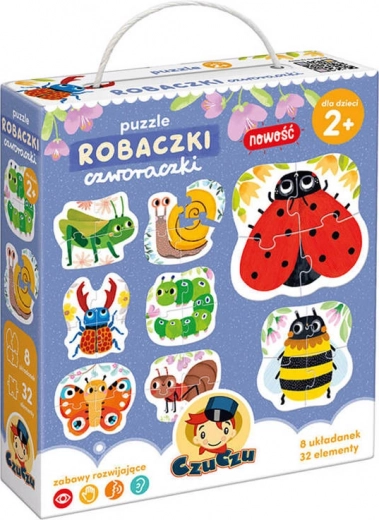 CzuCzu Puzzle Bichitos rompecabezas de 4 piezas