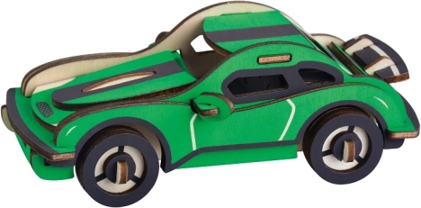 Puzzle 3D de madera coche de carreras Hurricane
