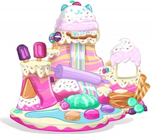 La casa de muñecas mágica de Gabby: gran pastelería – set de juego con figuras