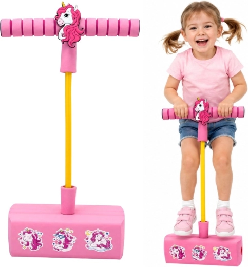 Woopie pogo saltarín de espuma para niños – unicornio