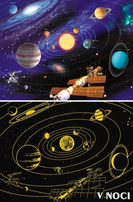 Puzzle luminoso Ravensburger Sistema Solar 500 piezas