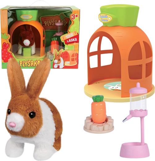 Conejito de peluche interactivo Lentilka