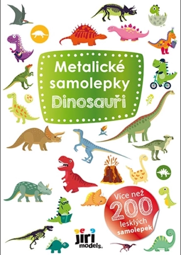 Pegatinas metálicas de dinosaurios