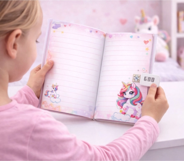 Páginas a color y melodía al desbloquear