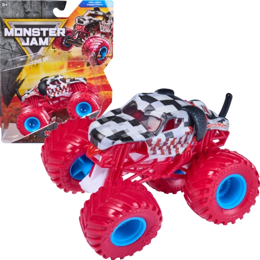 Monster Jam Monster Mutt Dalmatian monster truck a escala 1:64