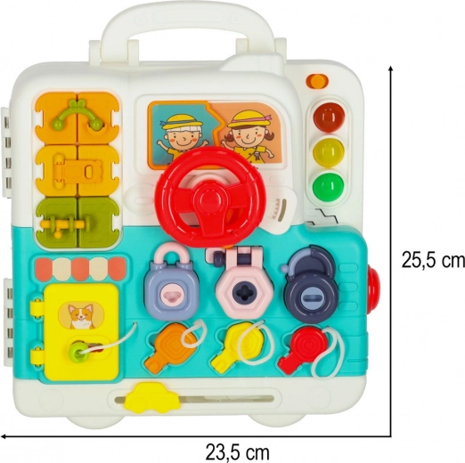 Cerraduras, llaves y cordones para la motricidad fina