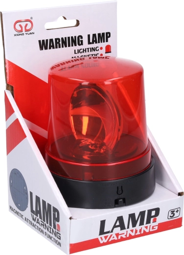 Baliza roja con efectos de luz y sonido de 10 cm
