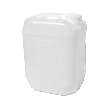 Bidón de plástico de 30 l de HDPE para agua y alimentos, blanco
