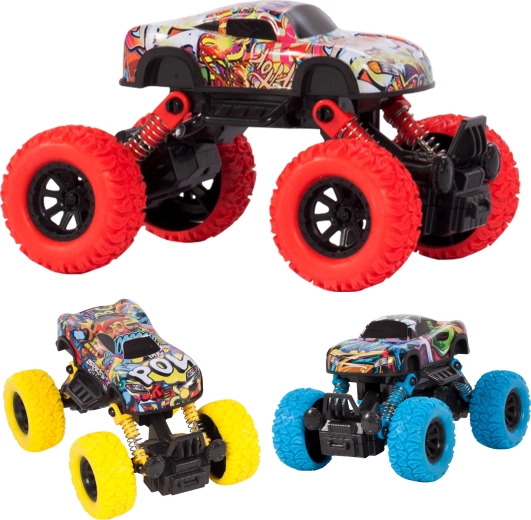 Coche todoterreno Jeep monster sin pilas – azul